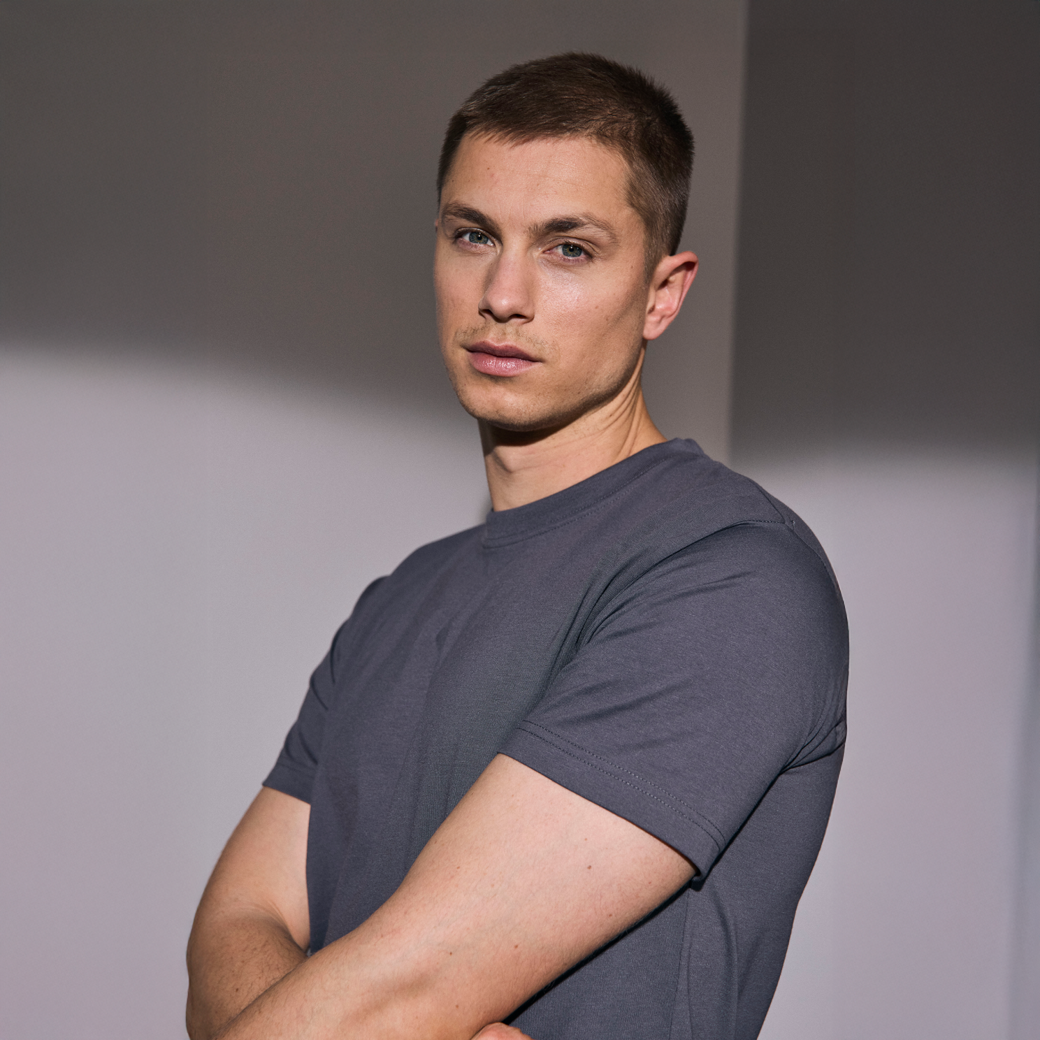 ID Pro Wear Herre T-shirt - Silver Grey