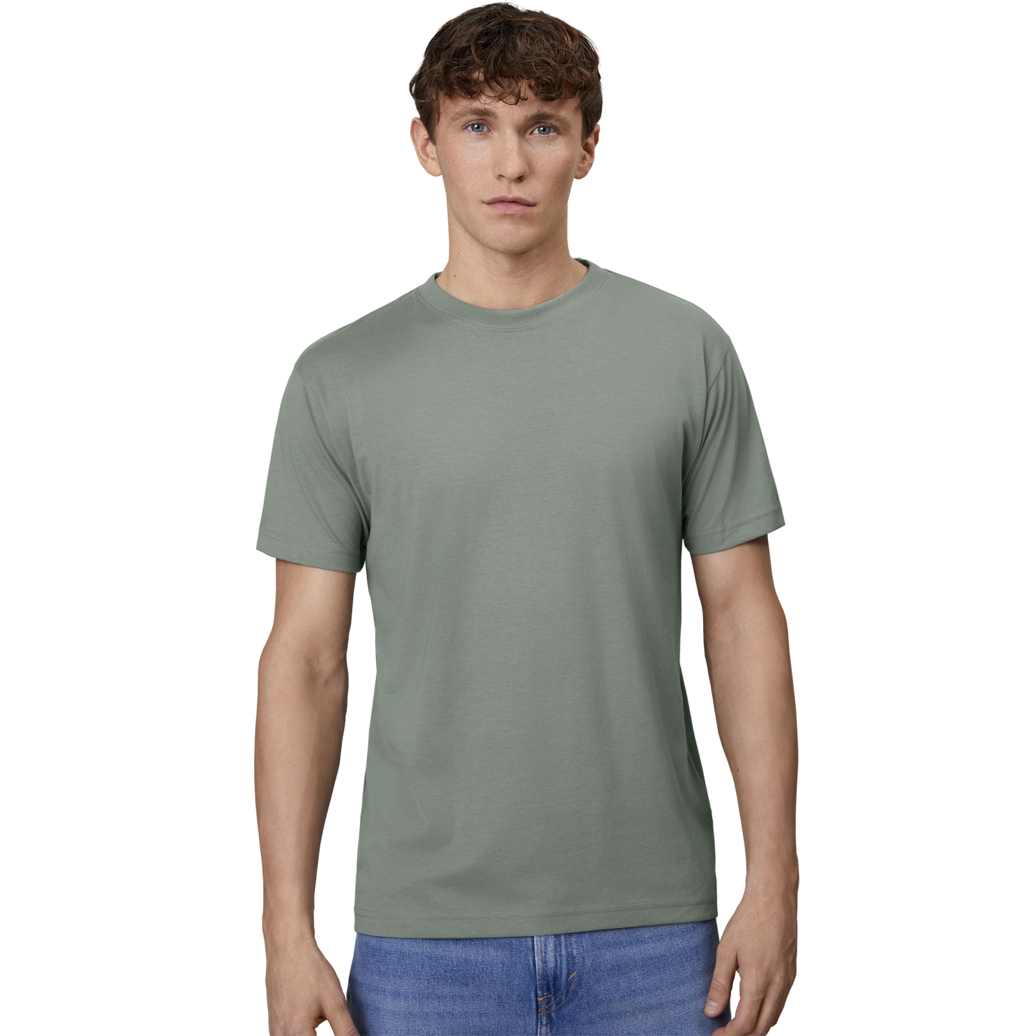 ID Pro Wear Herre T-shirt - Støvet Grøn