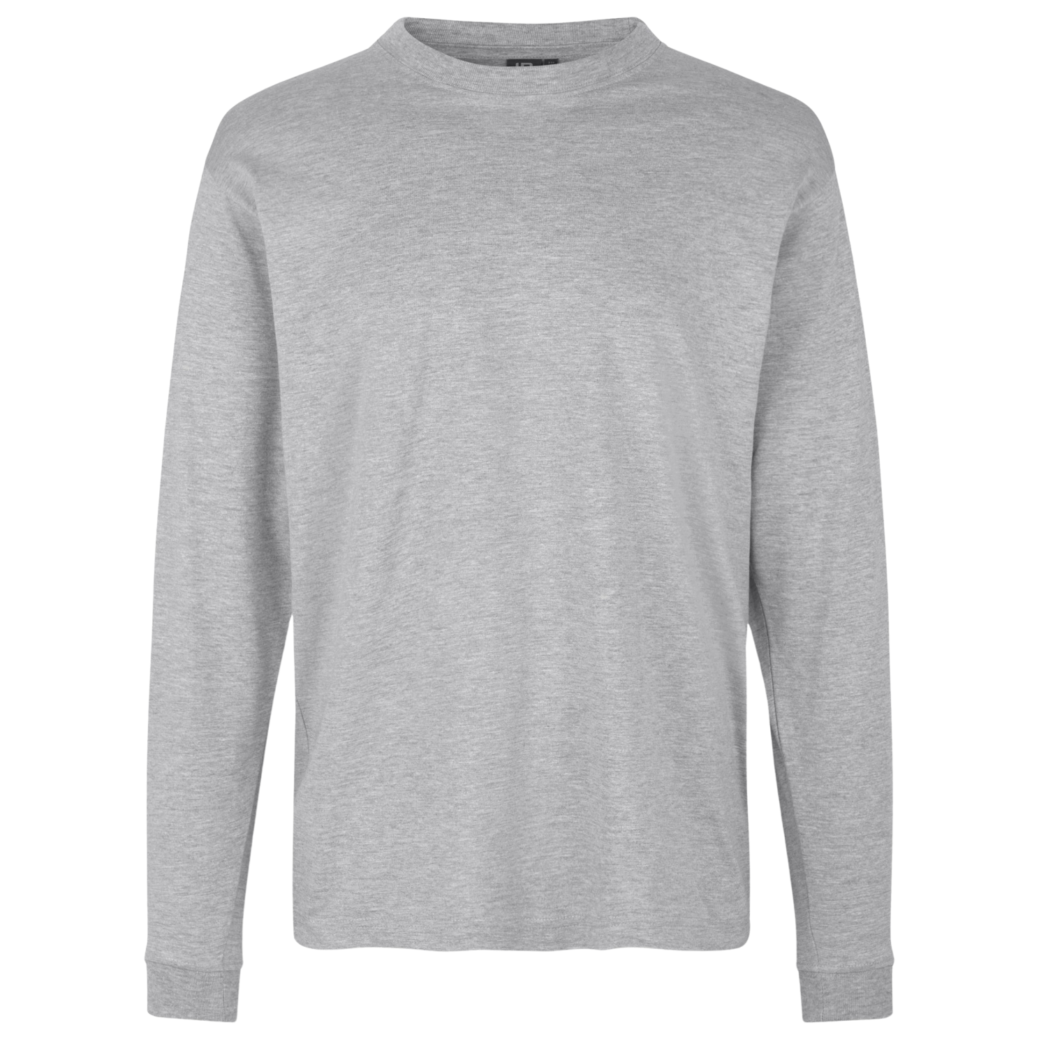 ID Pro Wear Herre Langærmet t-shirt - Grey Melange