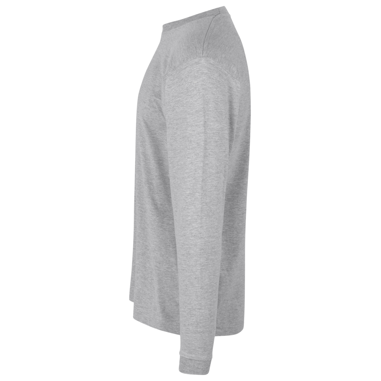 ID Pro Wear Herre Langærmet t-shirt - Grey Melange