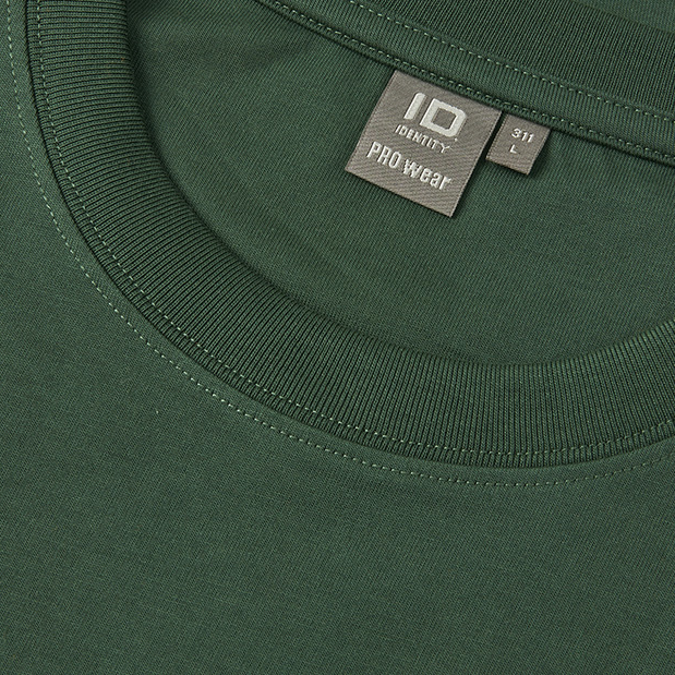 ID Pro Wear Herre Langærmet t-shirt - Flaskegrøn