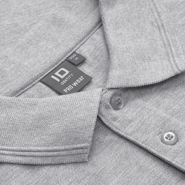 ID Pro Wear Herre Polo - Grey Melange