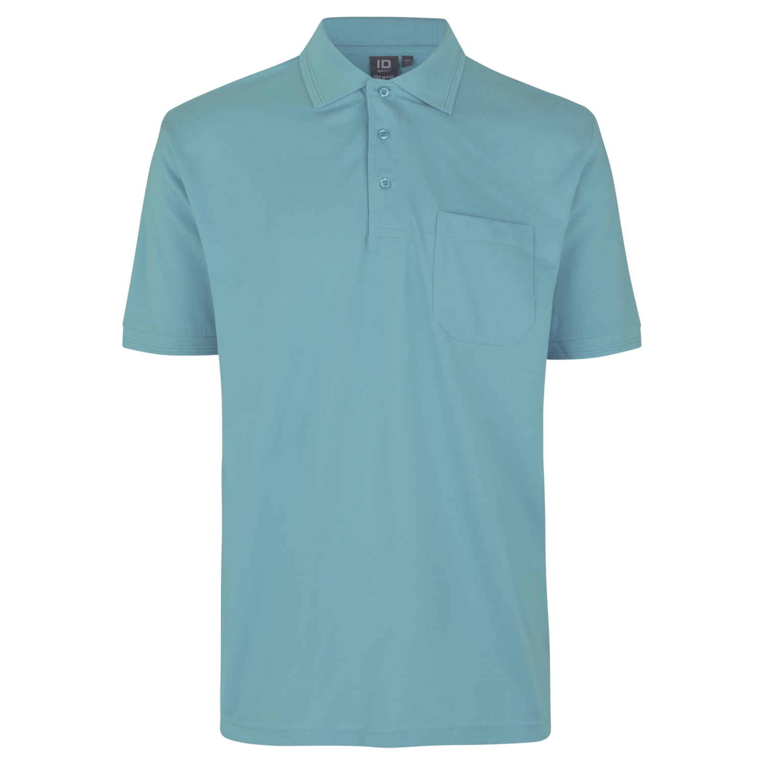 ID Pro Wear Herre Polo - Støvet Aqua