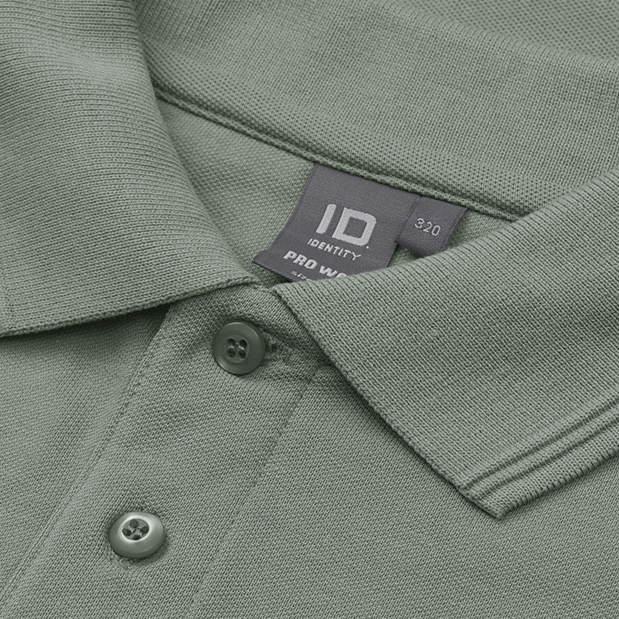 ID Pro Wear Herre Polo - Støvet Grøn