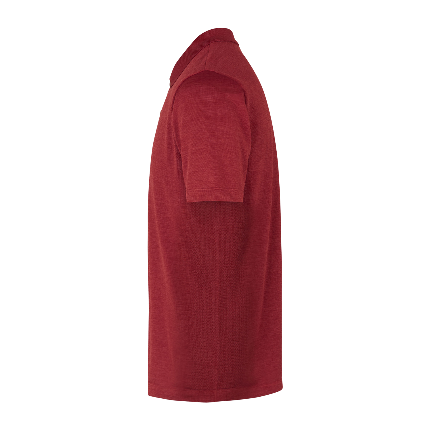 ID Active Herre Polo - Mørk rød melange