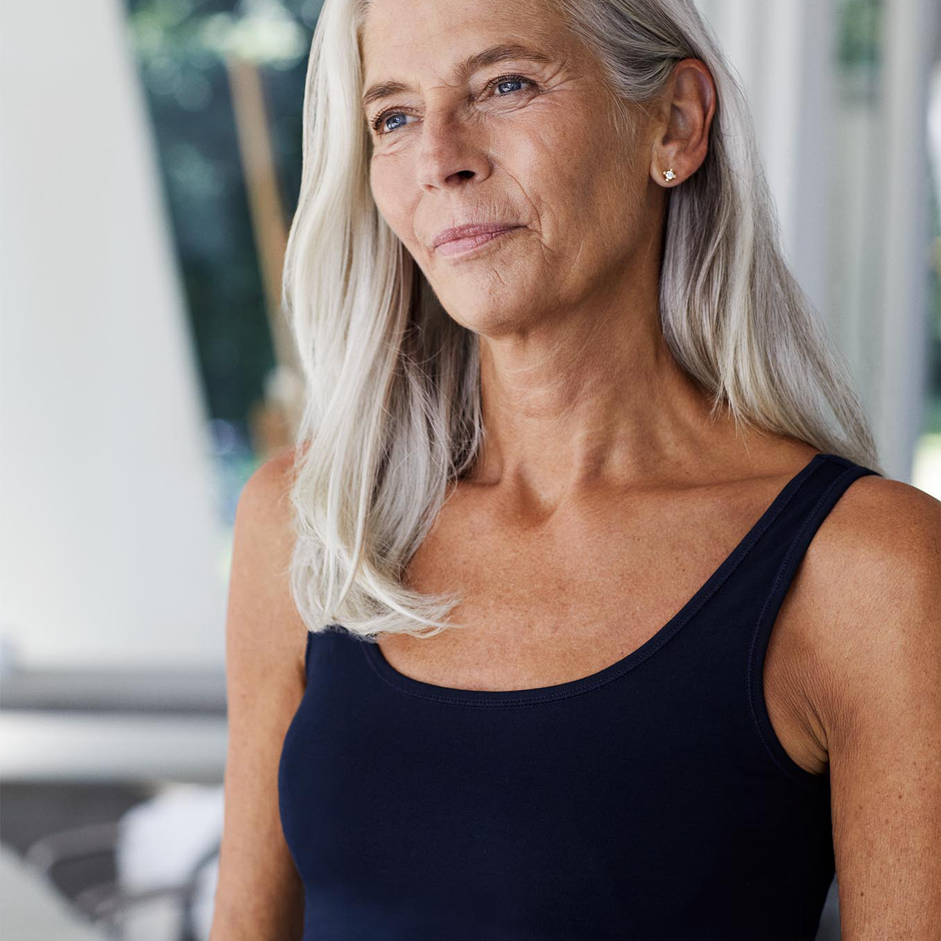 ID Stretch Dame Tanktop - Navy