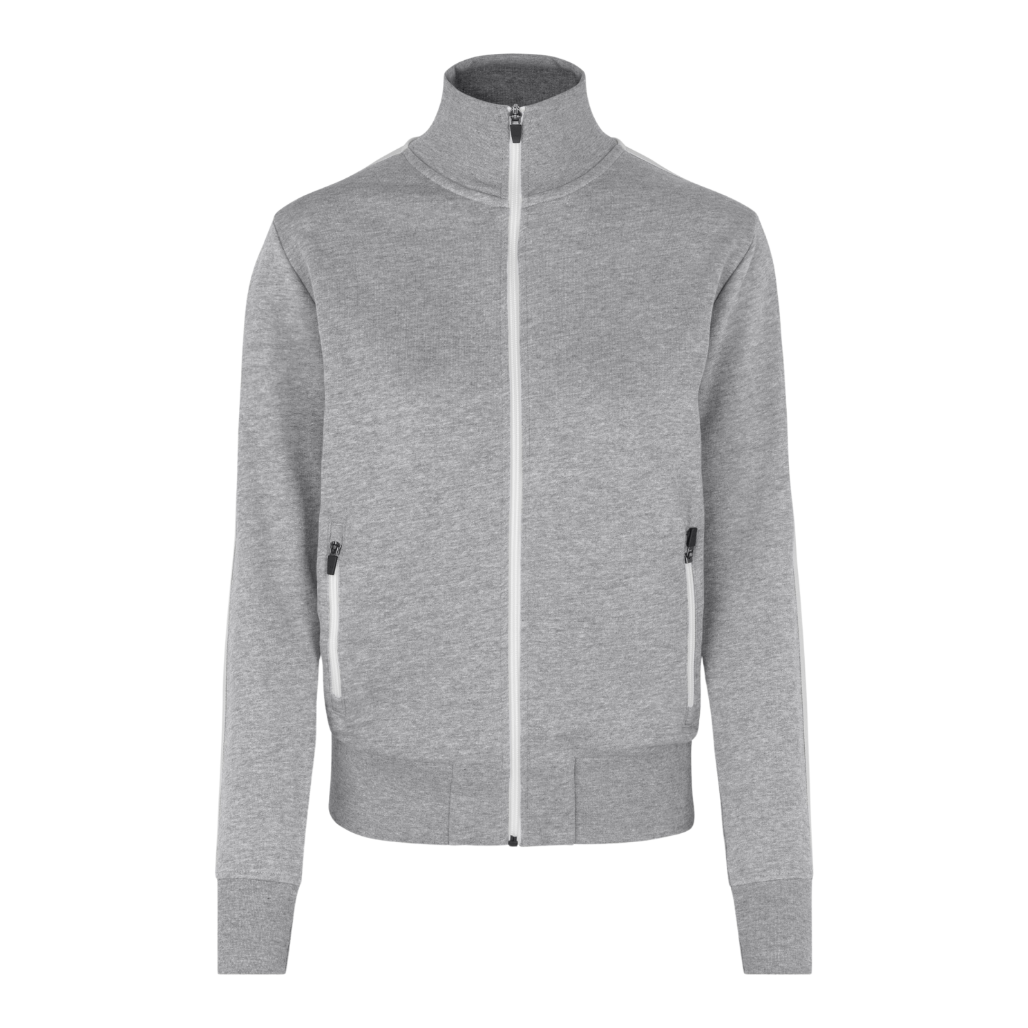 ID Kontrast Dame Cardigan - Grey Melange