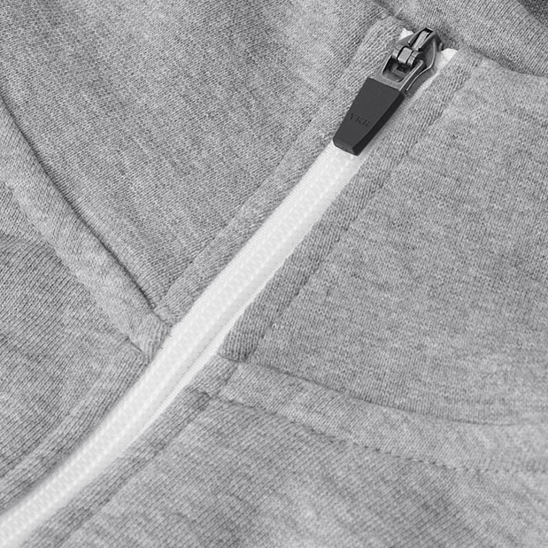 ID Kontrast Dame Cardigan - Grey Melange