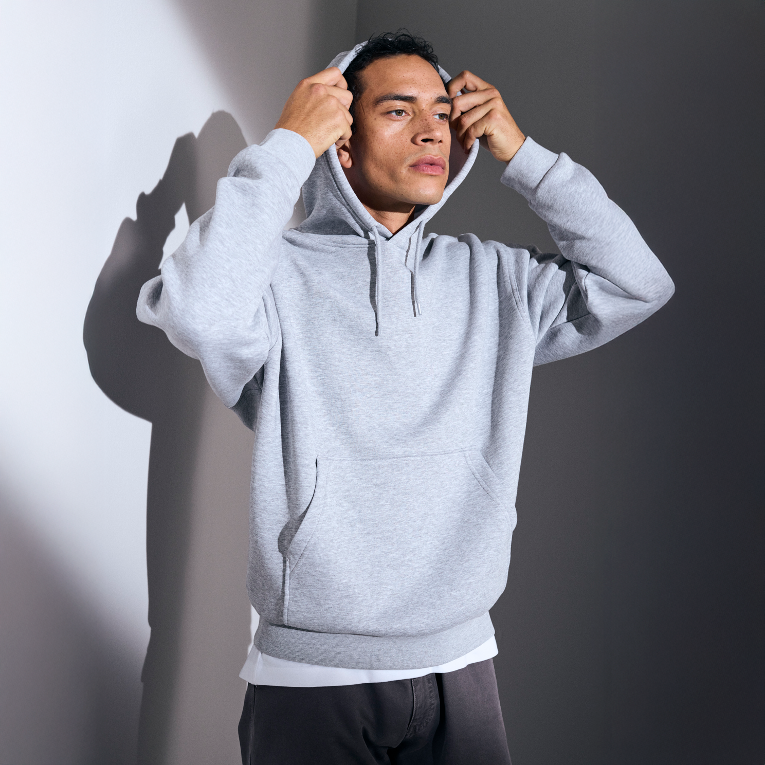 ID Unisex Hættetrøje - Grå Melange