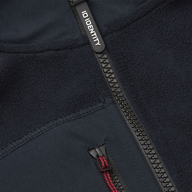 ID Bonded Herre Vest m. fleece - Navy