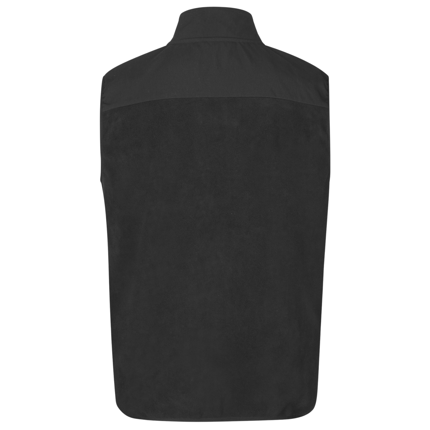 ID Bonded Herre Vest m. fleece - Sort