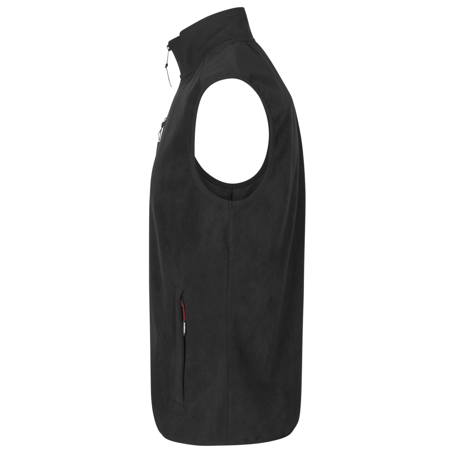 ID Bonded Herre Vest m. fleece - Sort