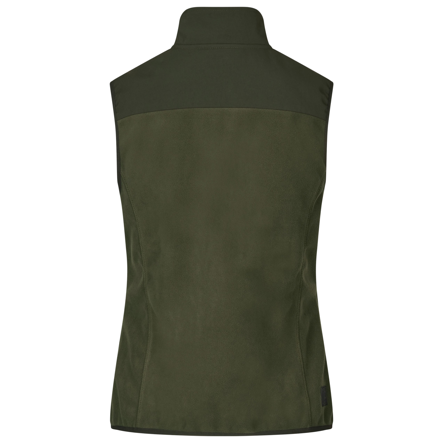 ID Bonded Dame Vest m. fleece - Oliven