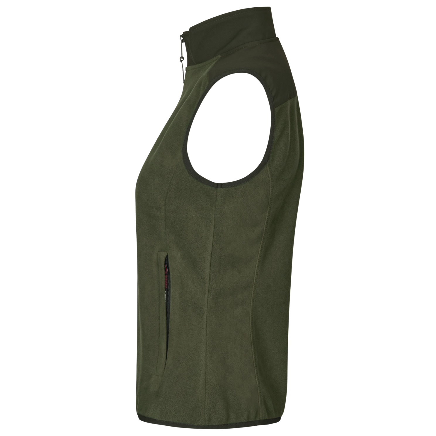 ID Bonded Dame Vest m. fleece - Oliven