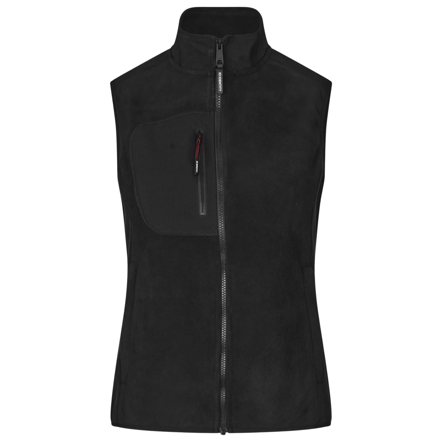 ID Bonded Dame Vest m. fleece - Sort