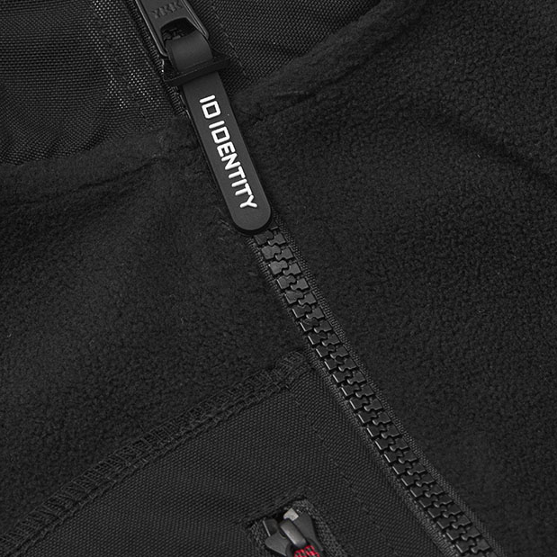 ID Bonded Dame Vest m. fleece - Sort