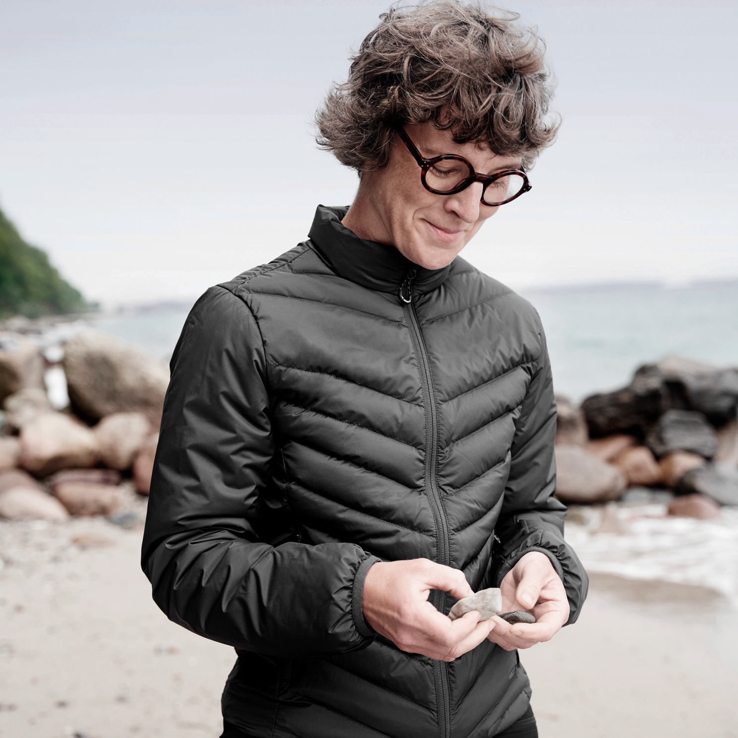 ID Stretch Dame Overgangsjakke - Sort