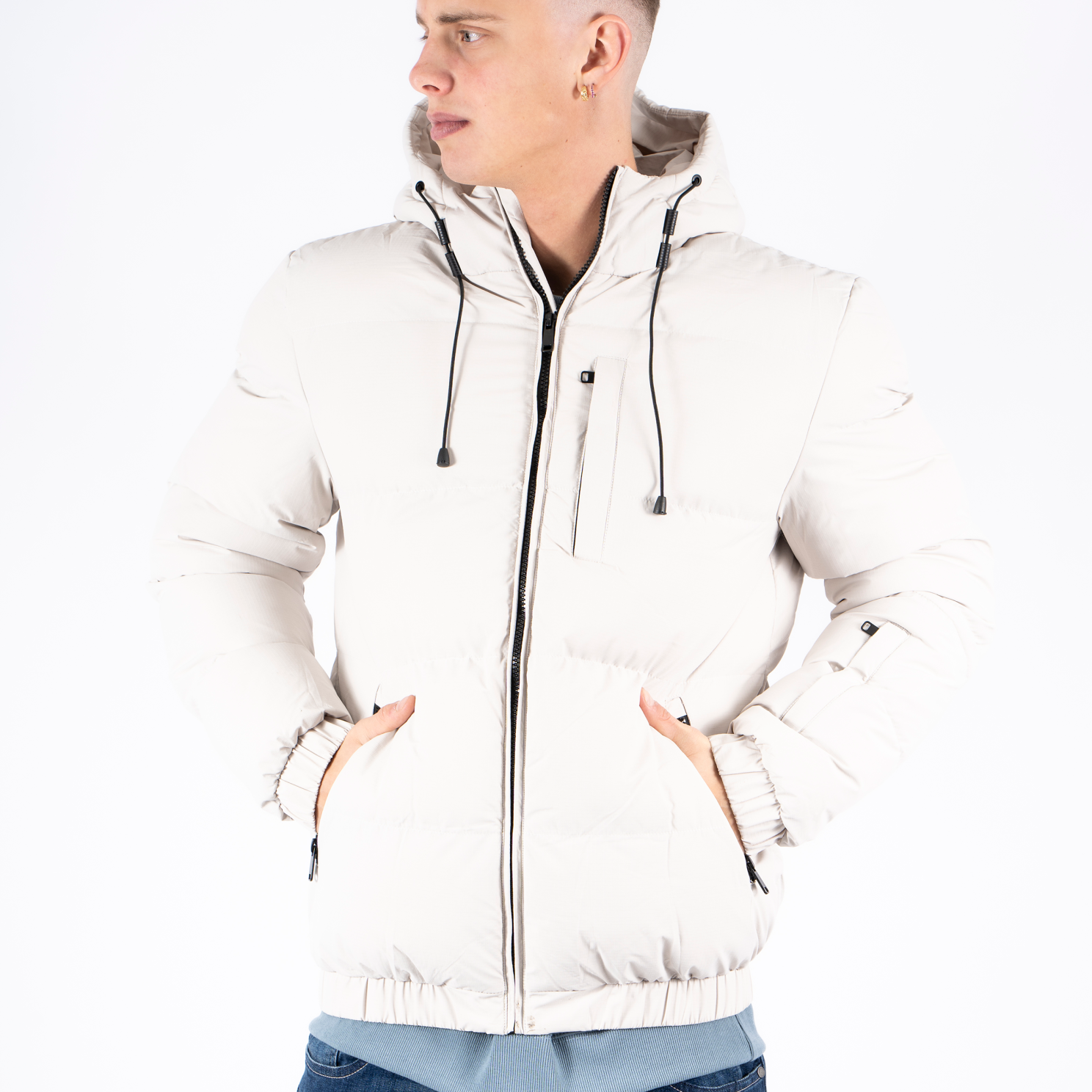 Marcus Mckenzie short Herre Jakke - Bright Sand