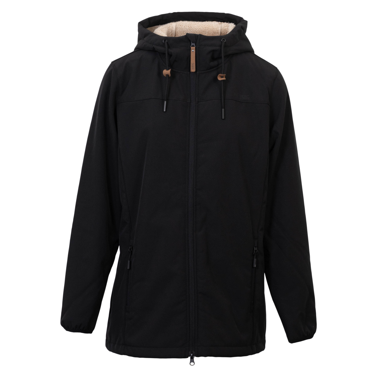 Nordic Project 18 Delta Dame Softshell m. fleece - Black