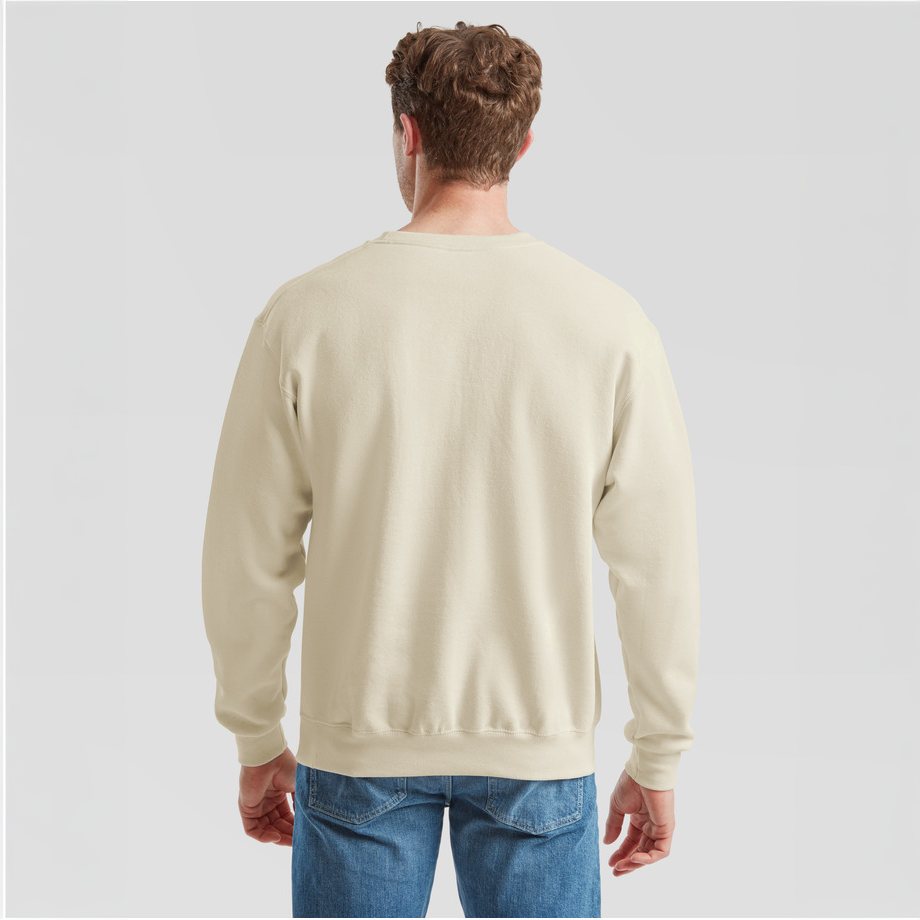 Fruit of the Loom Unisex Sweatshirt - Natural