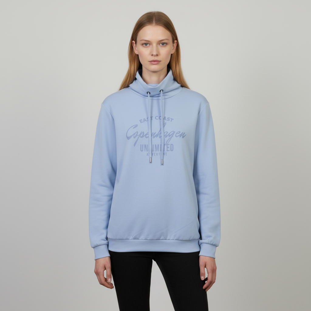 ChaCha Banu Dame Sweatshirt - Light blue
