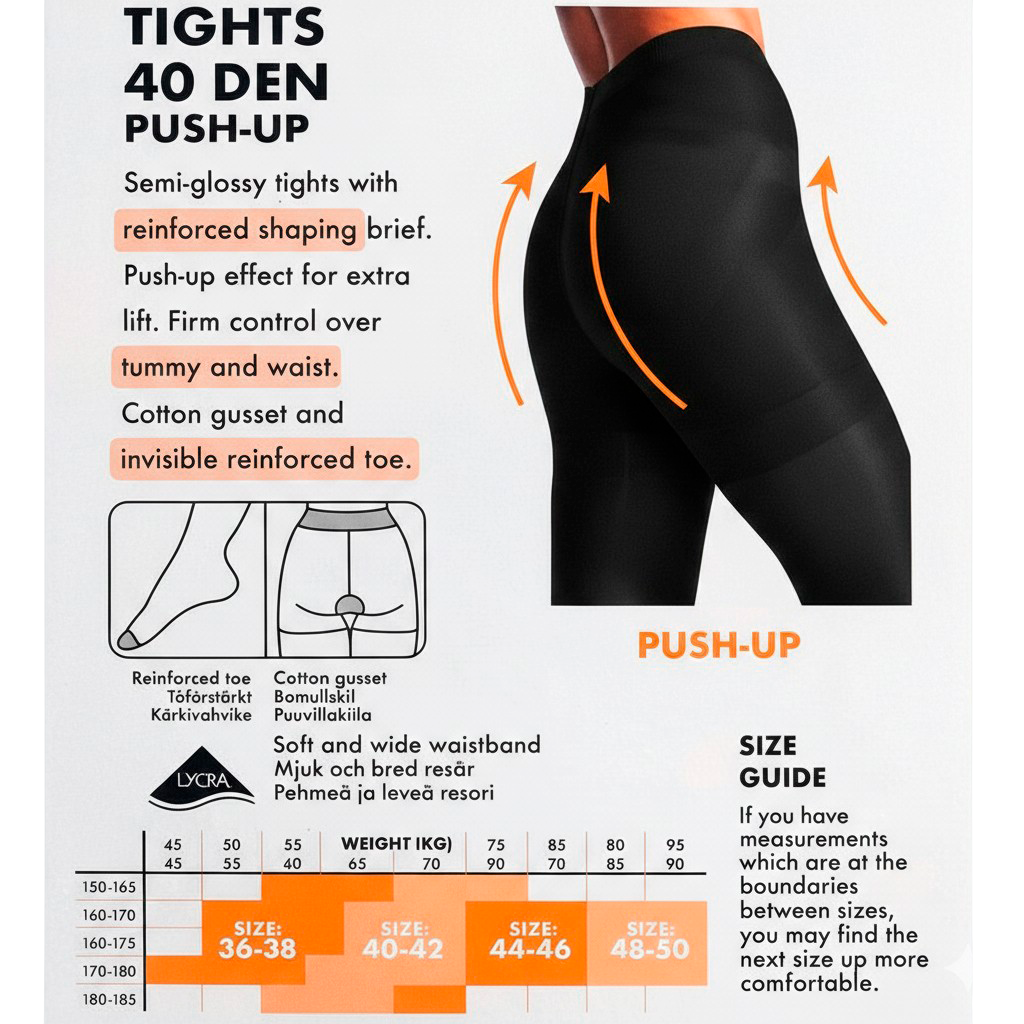 Crossbow Dame Strømpebukser - Black