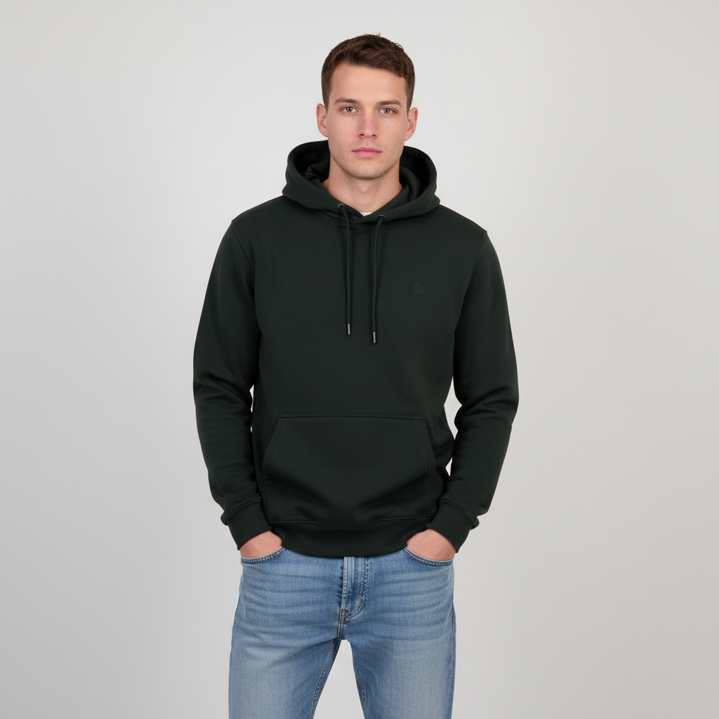 Marcus Colin Herre Hættetrøje - Deep Green