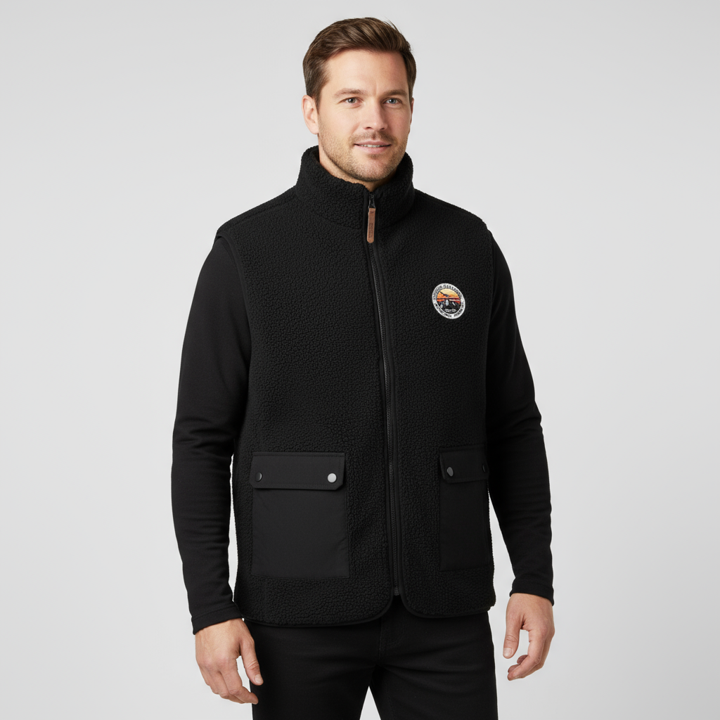 Marcus Woody Herre Vest - Black