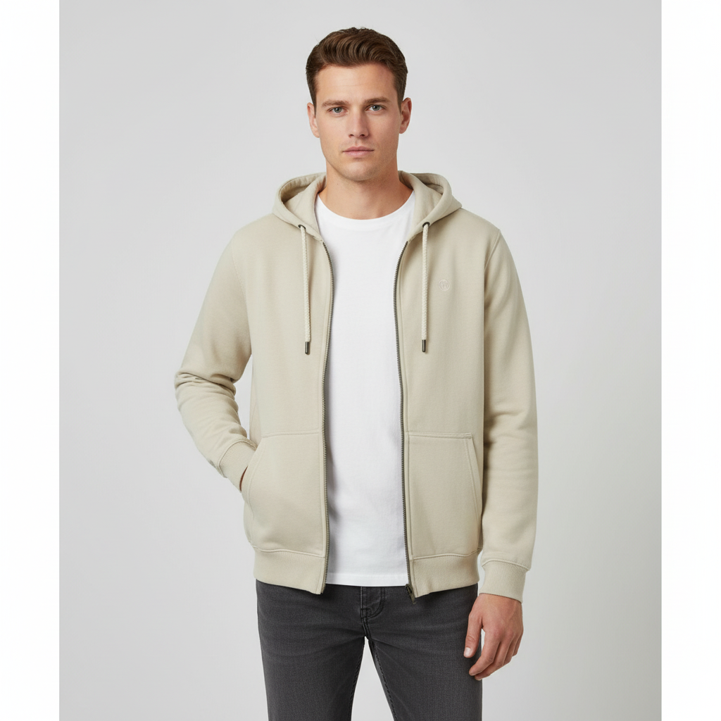 Marcus Colin Herre Hættetrøje - Bright Sand