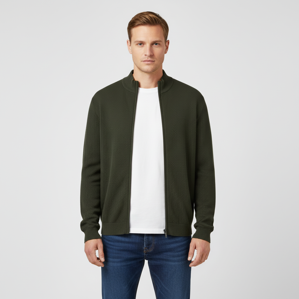 Blend Herre Cardigan - Forest Night