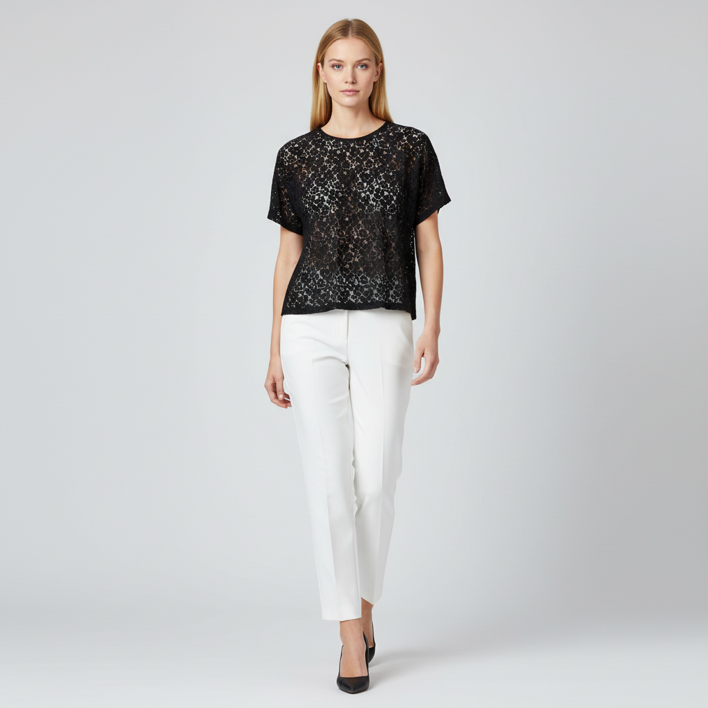 Sirup Dame Bluse - Jet Black