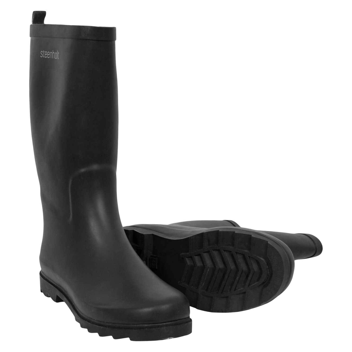 Steenholt Thunder Unisex Gummistøvler - Black