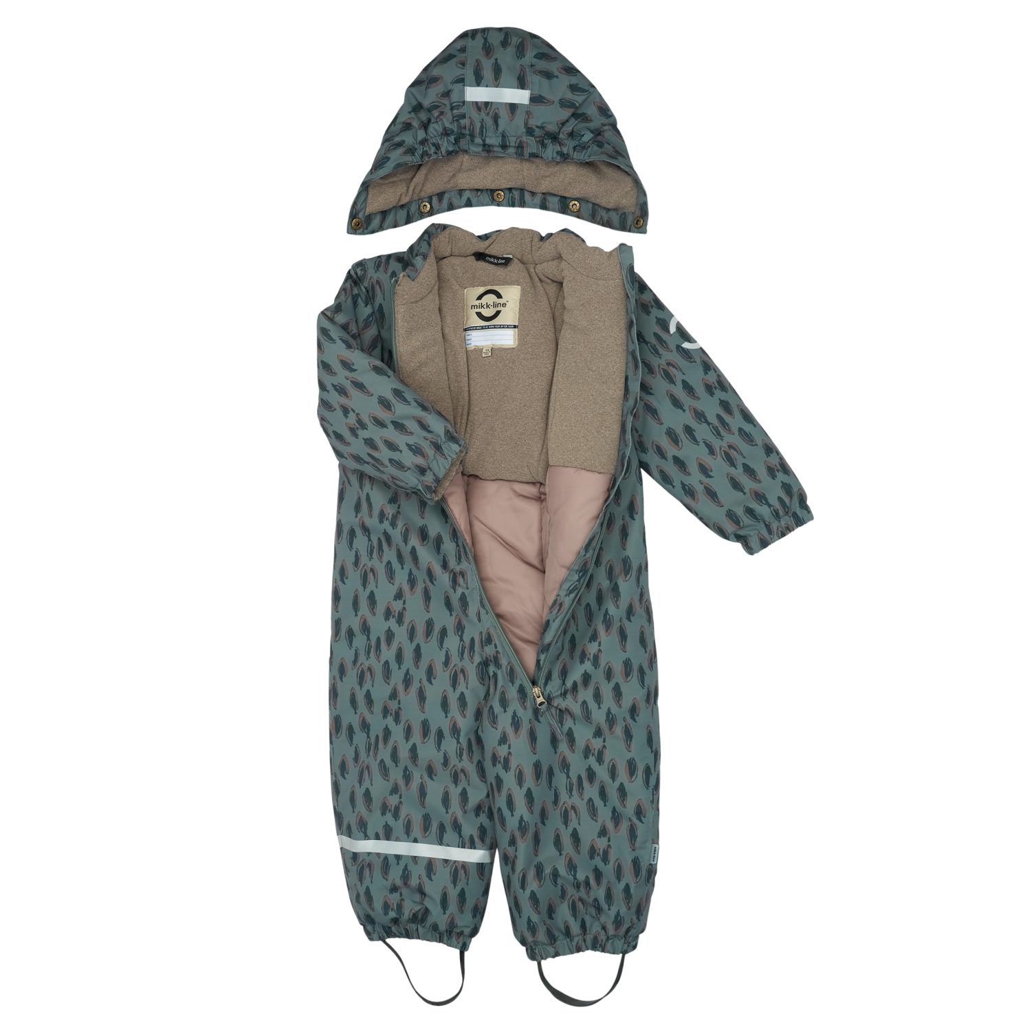 Mikk-line Børne Flyverdragt m. BIONIC-FINISH® ECO coating - Balsam Green
