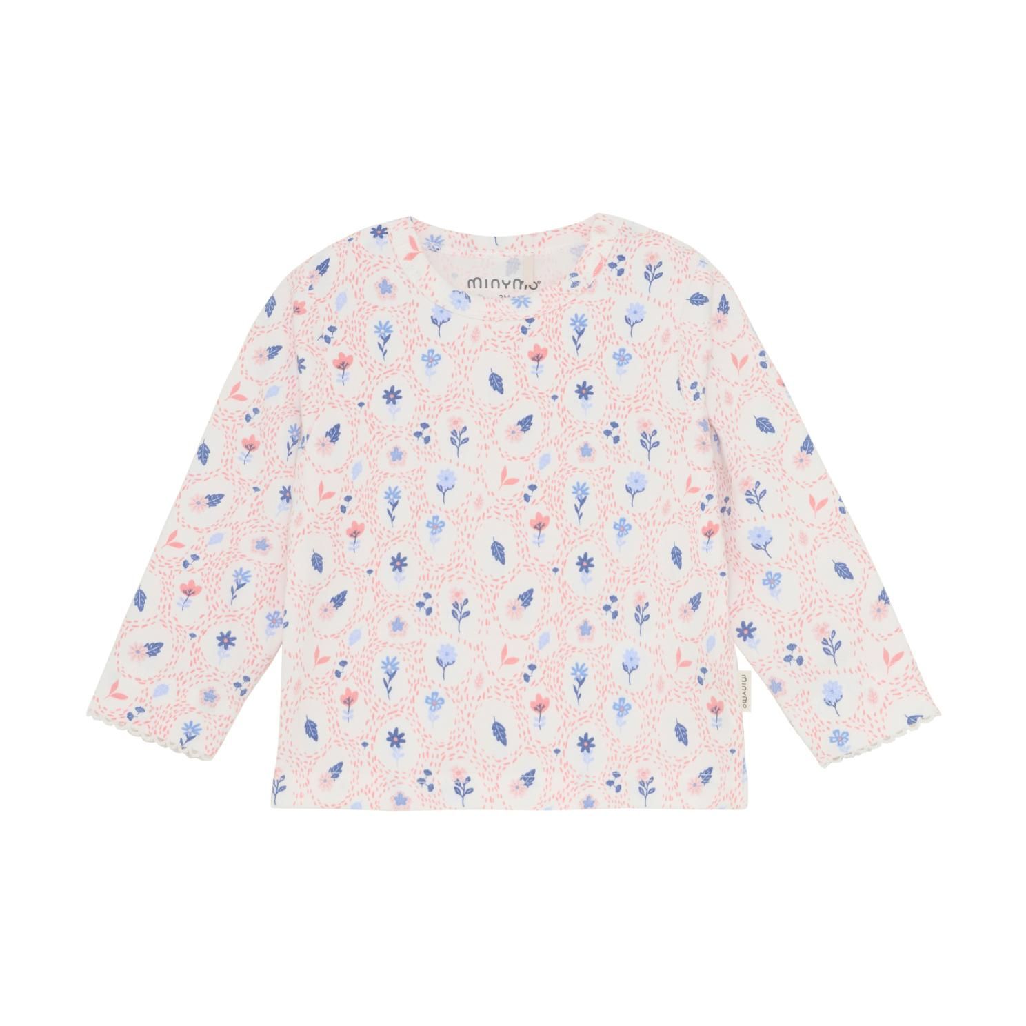 Minymo Baby Bluse i økologisk bomuld - Marshmallow White