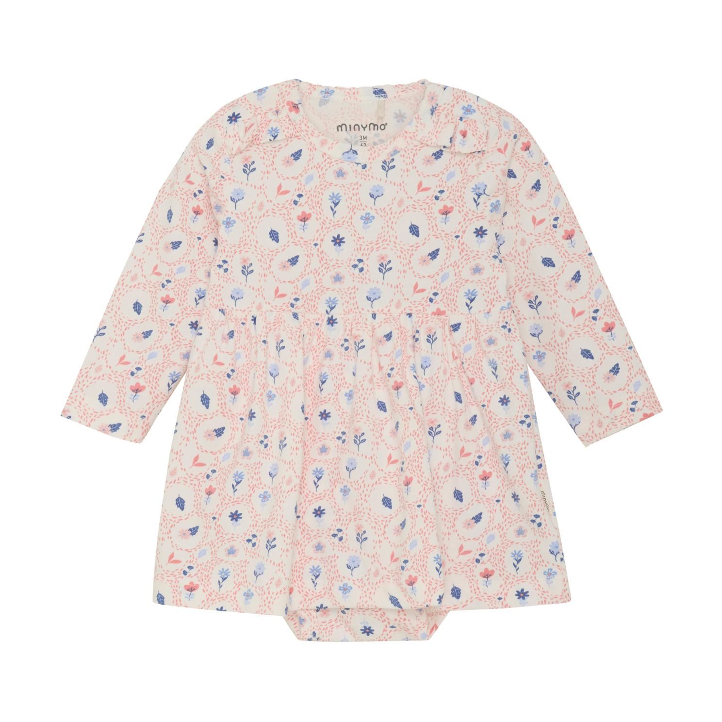 Minymo Baby Kjole i økologisk bomuld - Marshmallow White