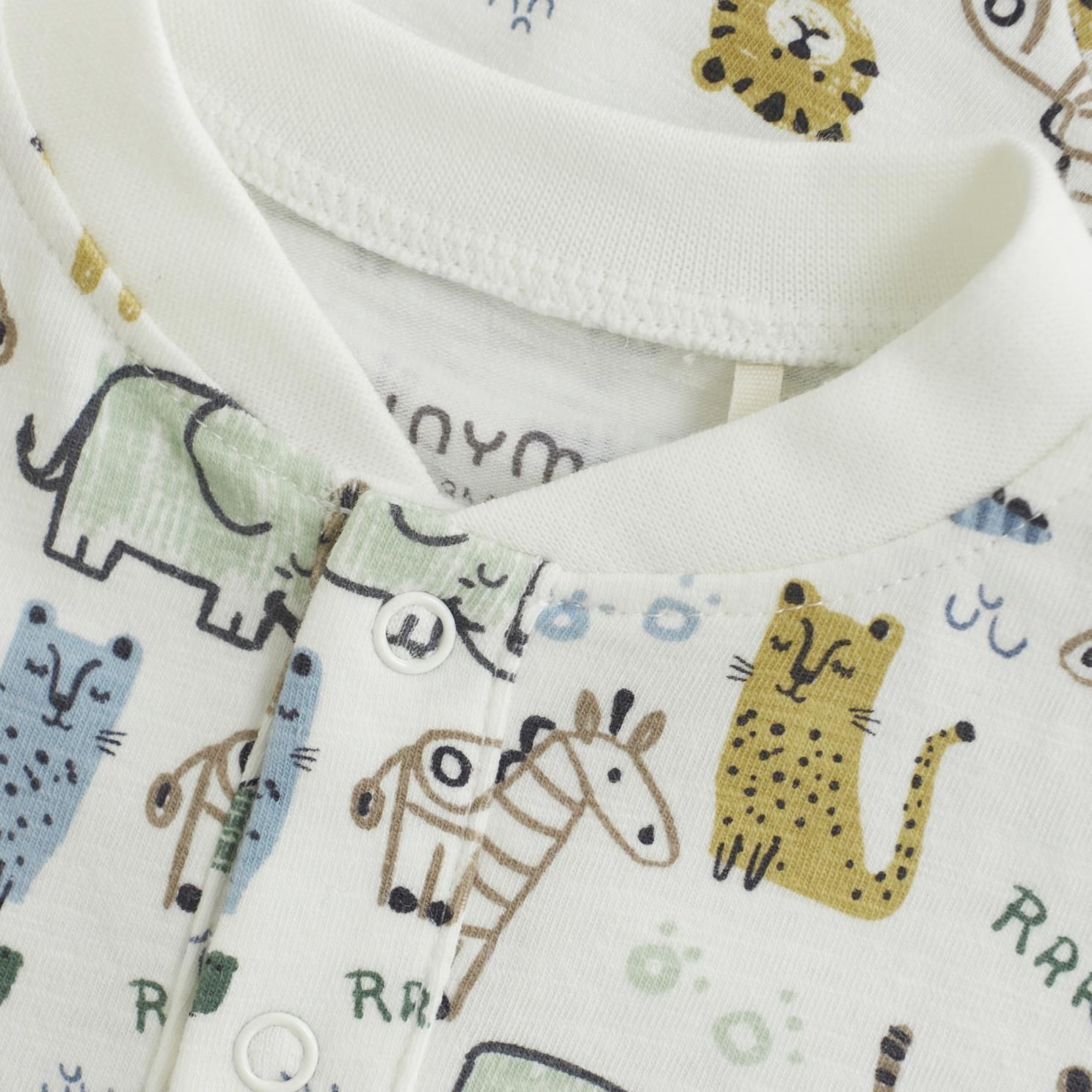 Minymo Baby Heldragt i økologisk bomuld - Marshmallow White