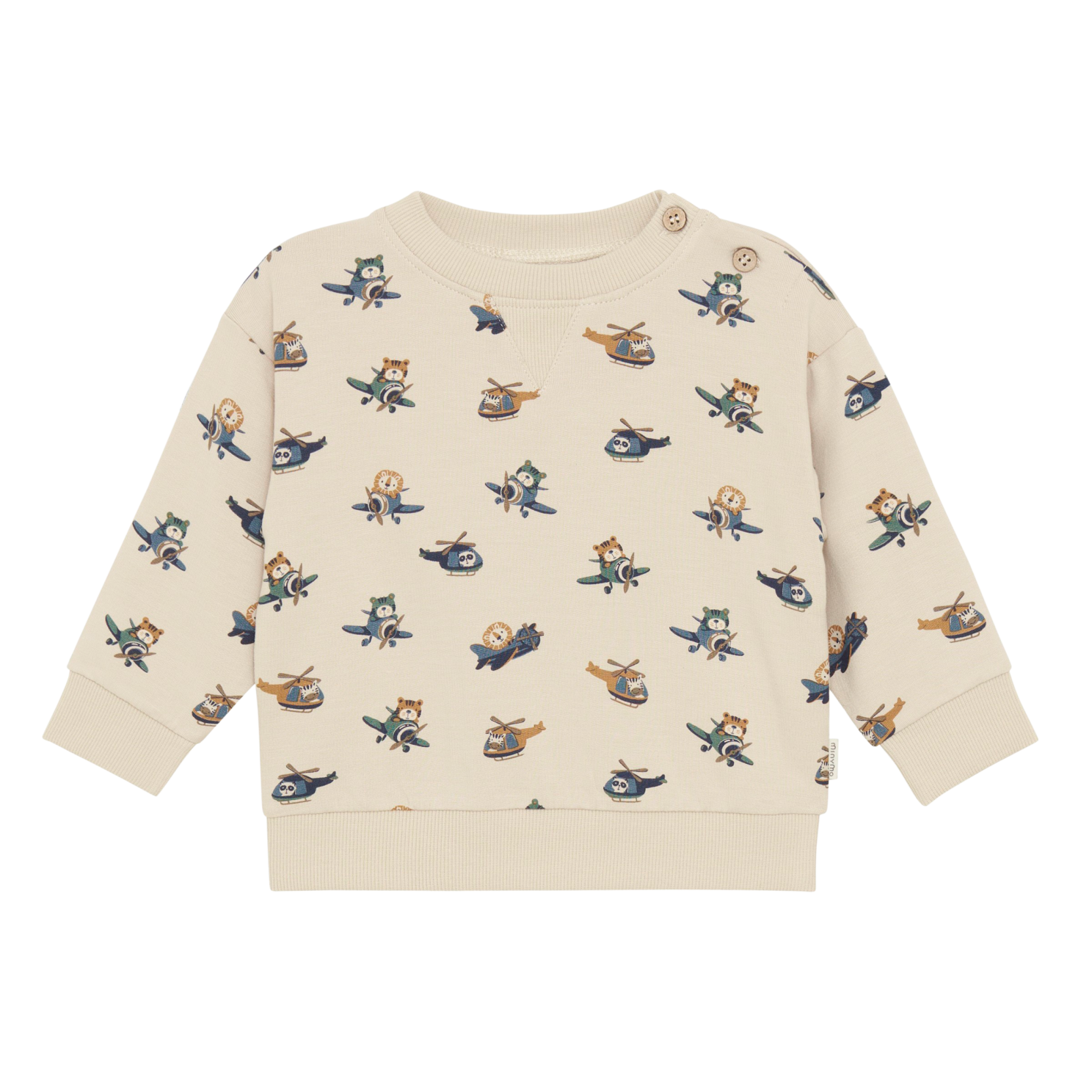 Minymo Baby Sweatshirt - Oxford Tan