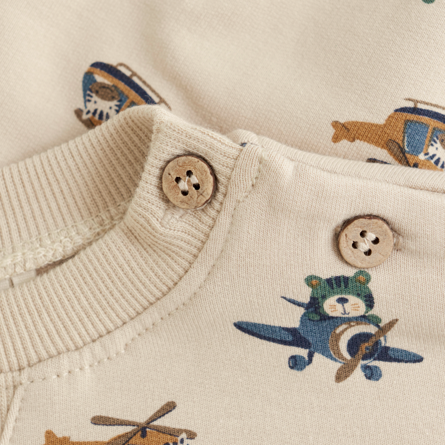 Minymo Baby Sweatshirt - Oxford Tan