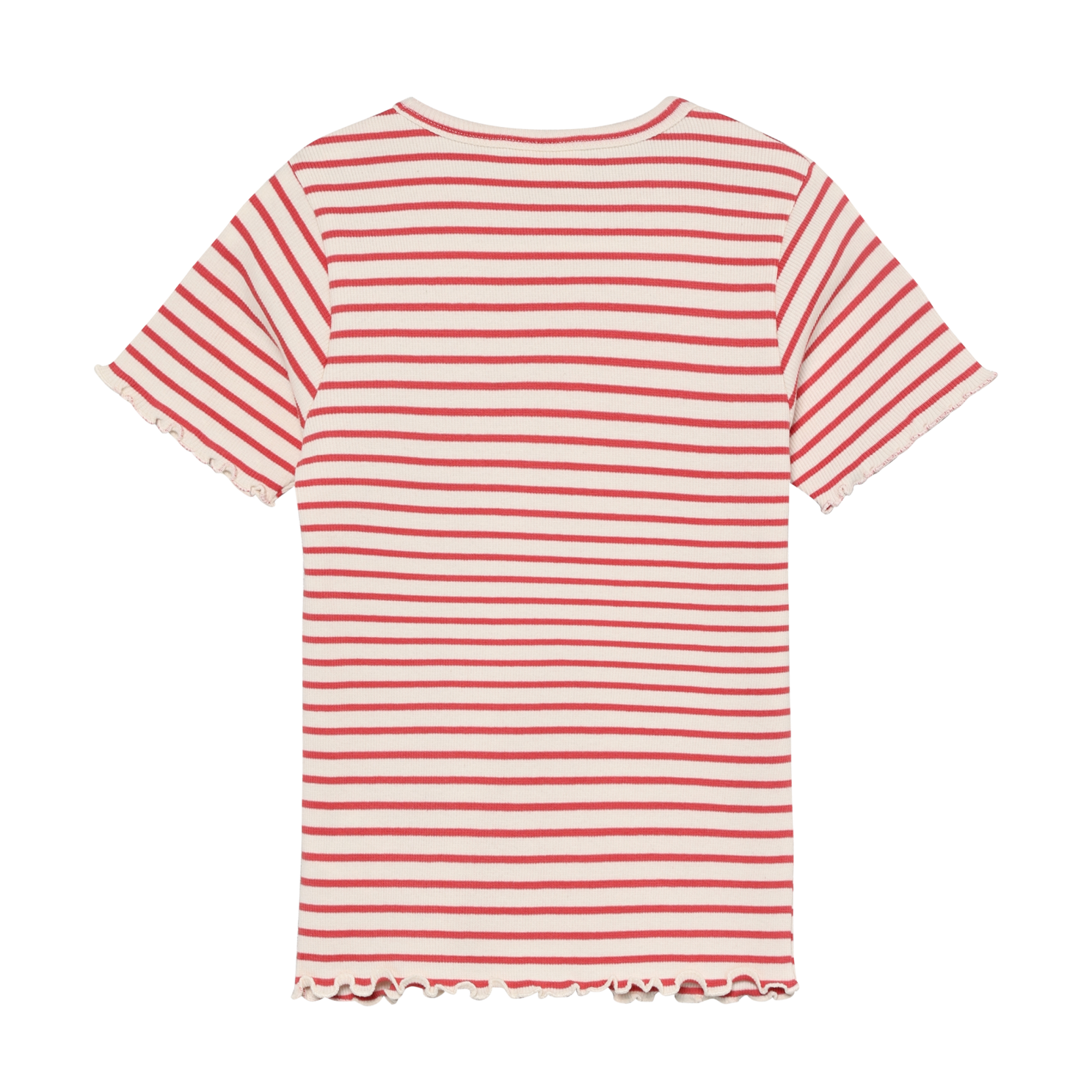Minymo Pige T-shirt i økologisk bomuld - Spiced Coral