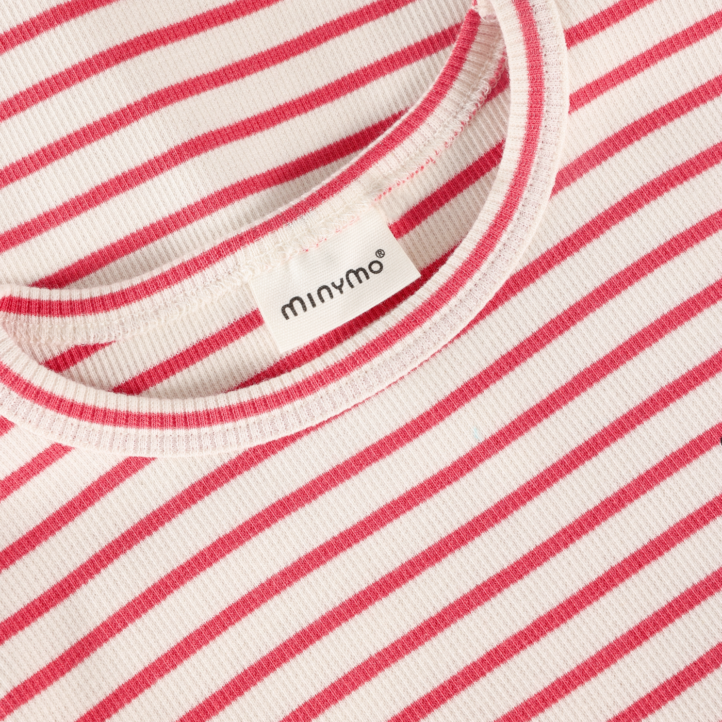 Minymo Pige T-shirt i økologisk bomuld - Spiced Coral