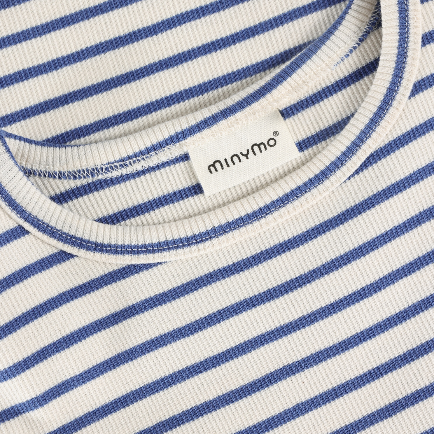 Minymo Pige T-shirt i økologisk bomuld - Dutch Blue