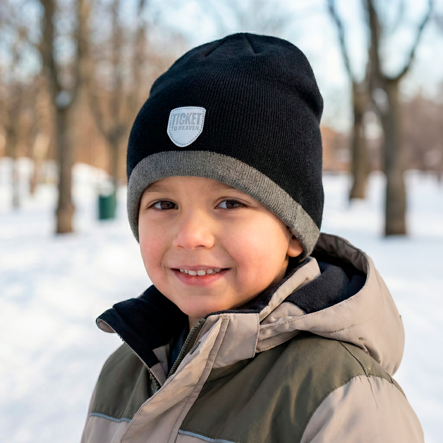 Ticket To Heaven Børne Hue - Black