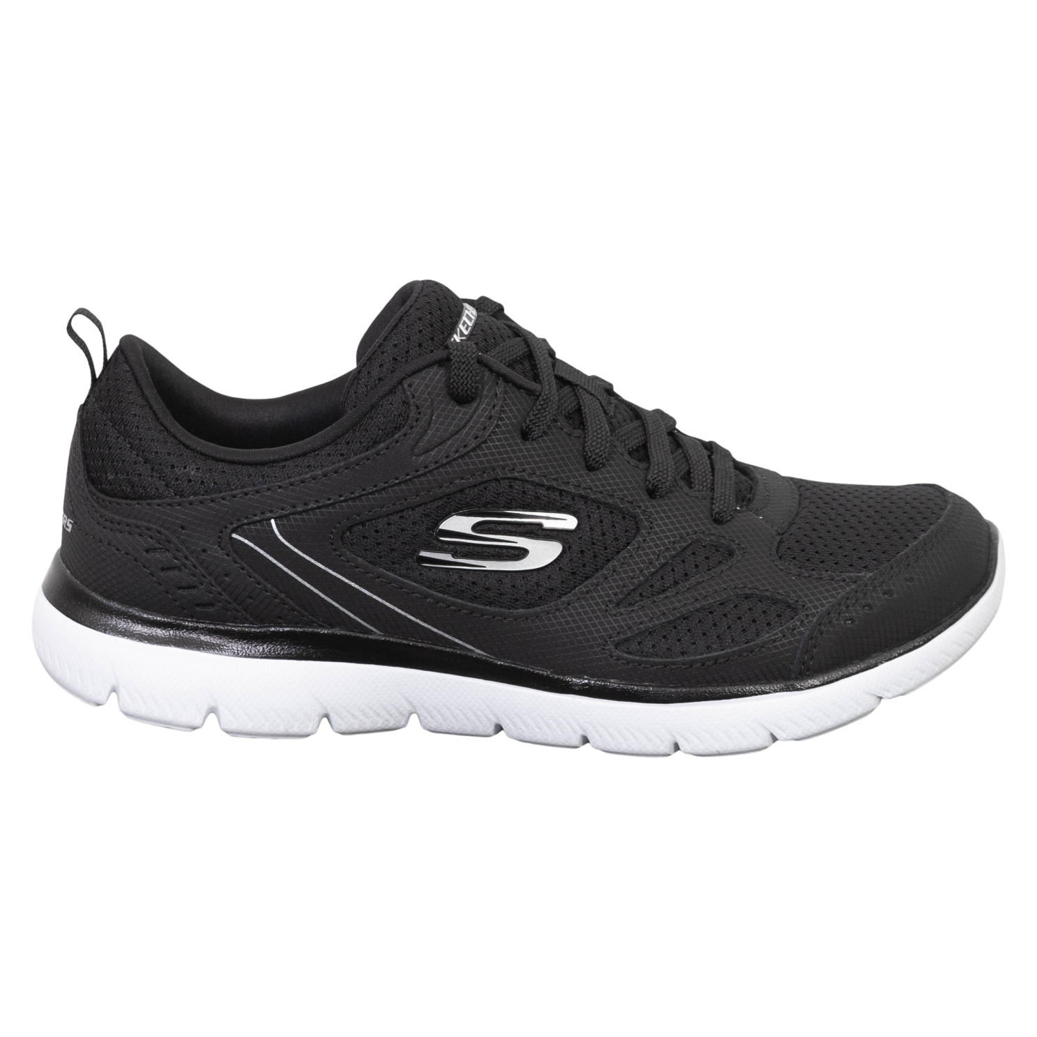 Skechers Summits Suited Dame Sneakers - BKW