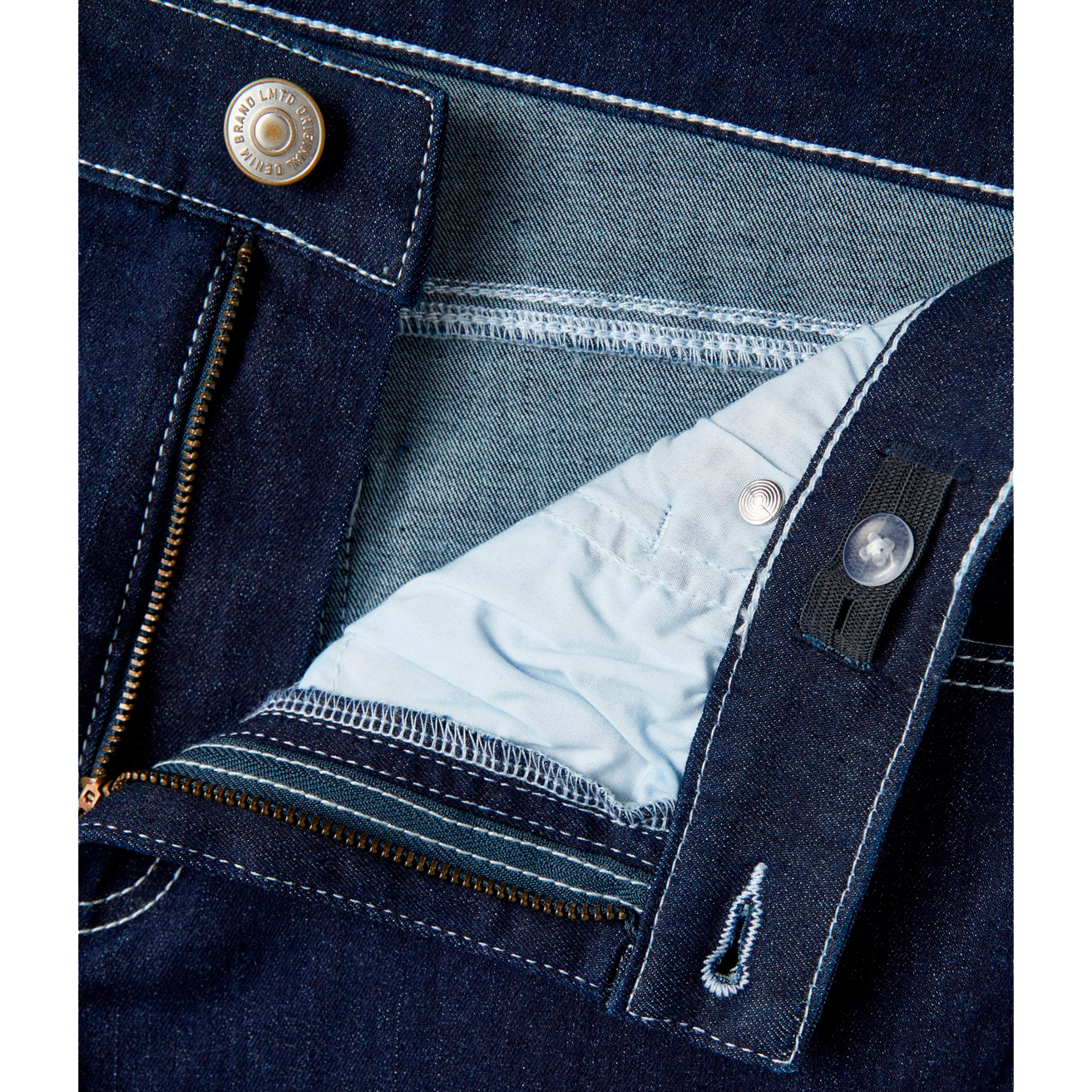 LMTD Pige Jeans - Dark Blue Denim