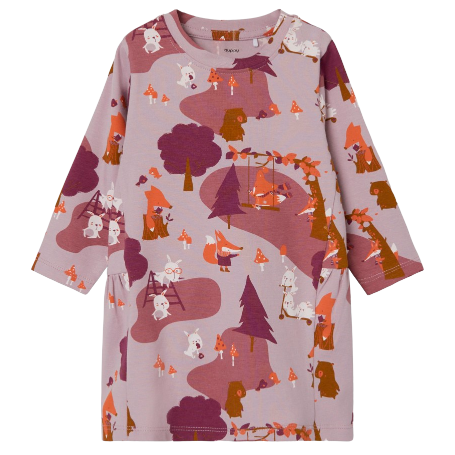 Guppy Fodia Pige Kjole - Dawn Pink