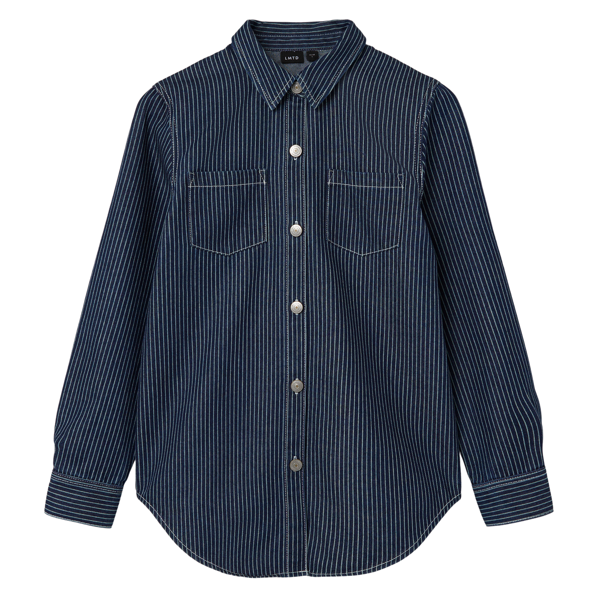LMTD Børne Skjorte - Dark Blue Denim