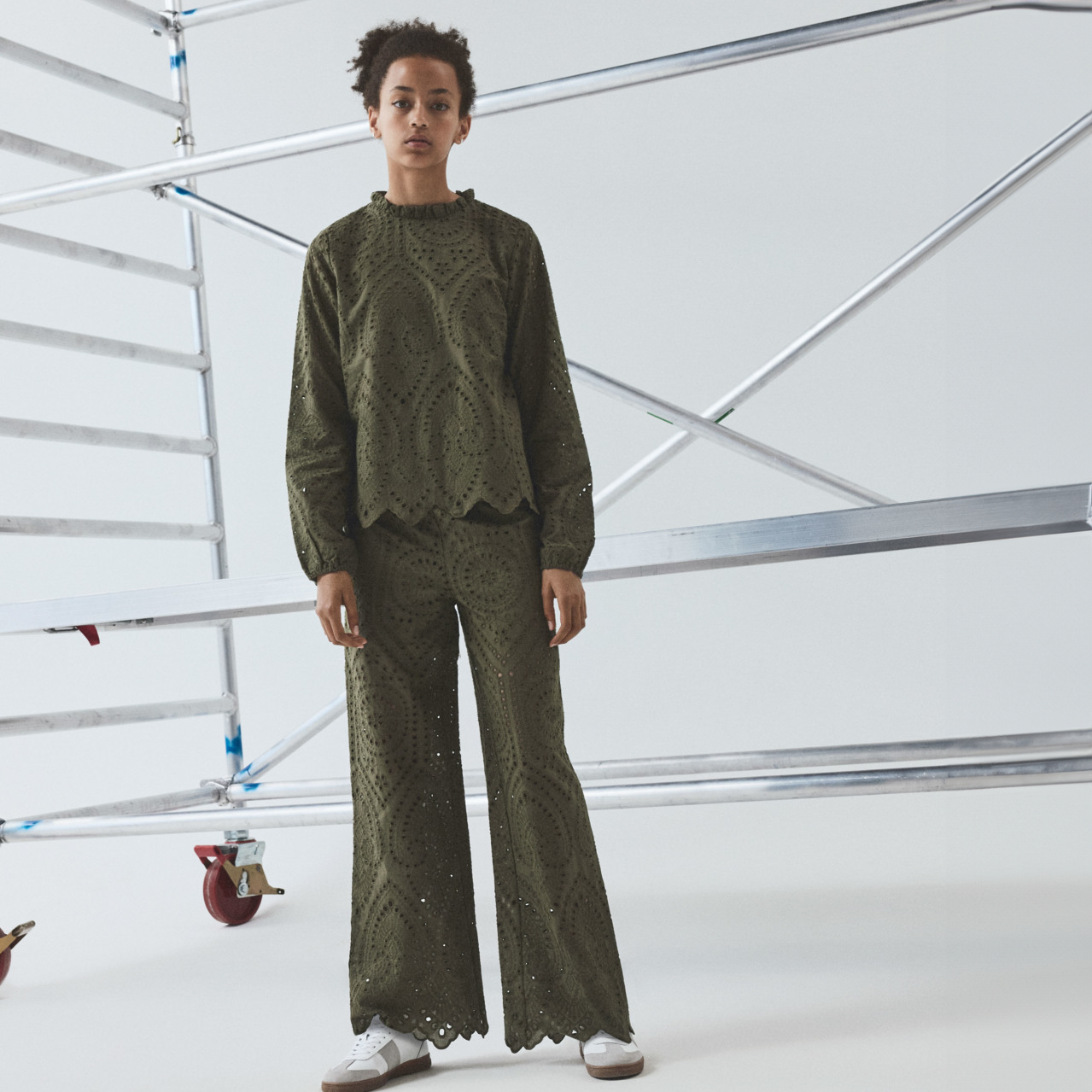 LMTD NLFANGLAISE Børne Bukser - Winter Moss