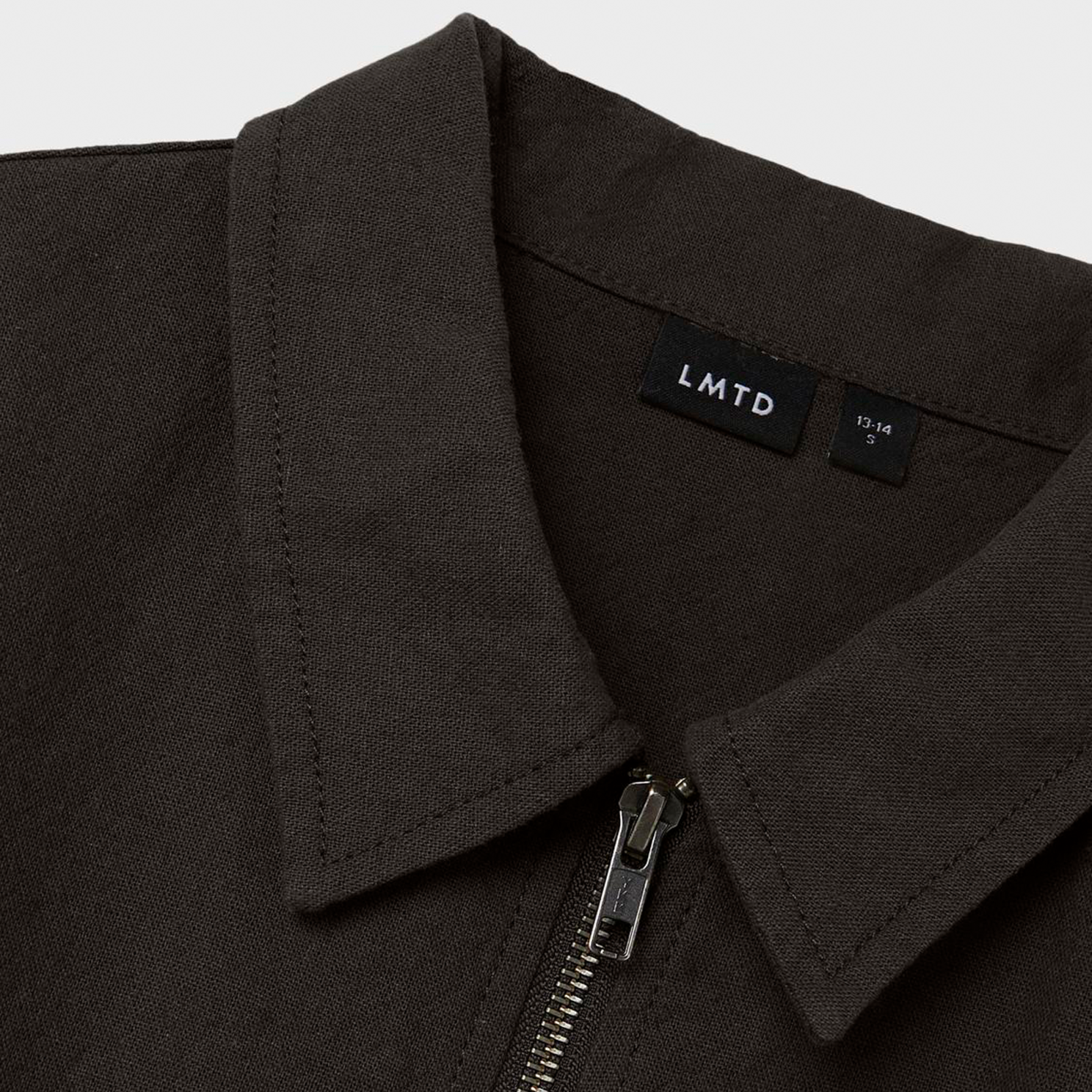 LMTD NLMNANSONO Børne Skjorte i hørmix - Black