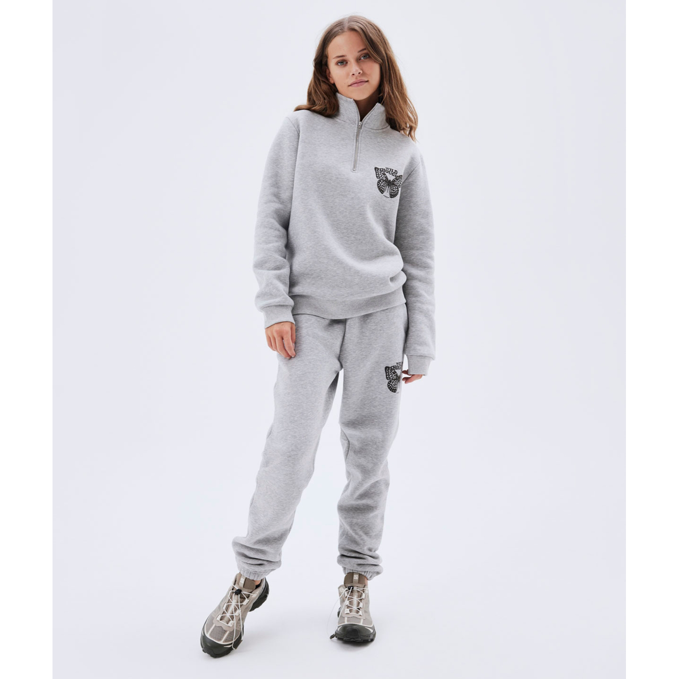 LMTD Børne Sweatpants - Light Grey Melange