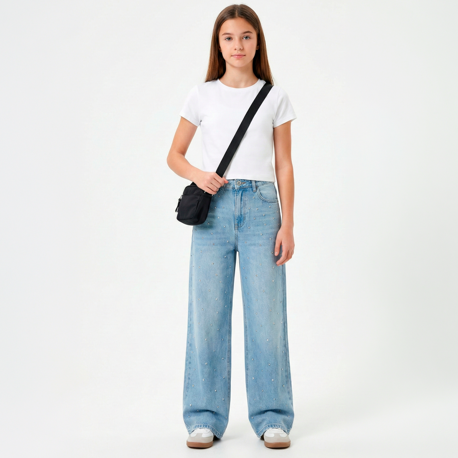 Guppy ROSE Pige Jeans - Light Blue Denim
